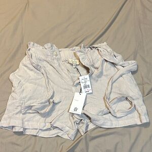 Thread & Supply Light Tan Women Cargo Shorts